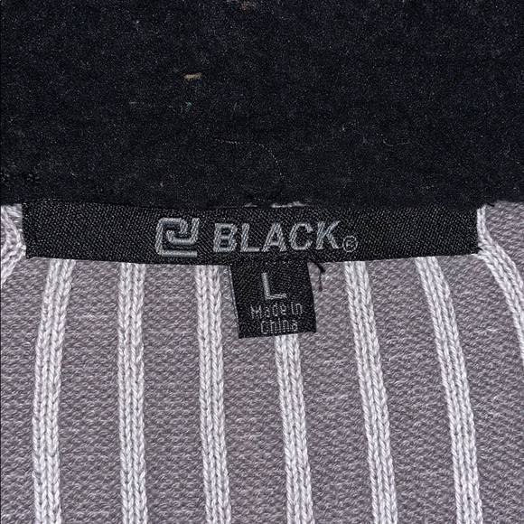 Black Zipper Sweater - Picture 3 of 3